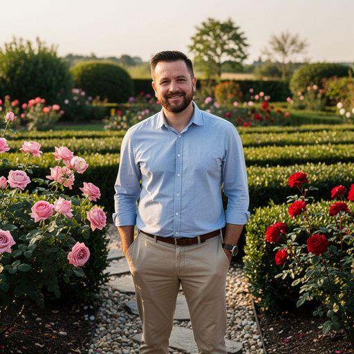 Egy csésze illatos rózsatea, amely a gyengédséget és a szeretetet szimbolizálja.