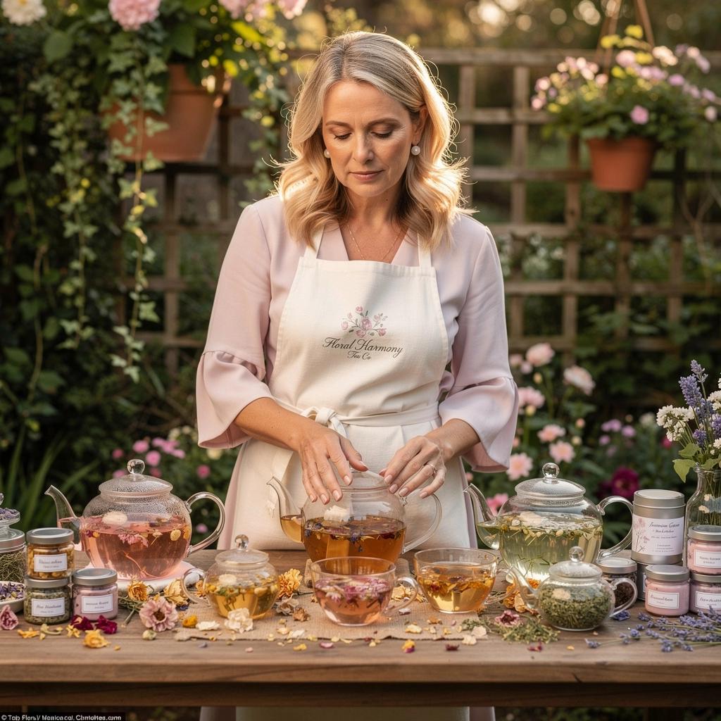 Színes virágokkal teli teáscsésze, amely a romantikus pillanatokhoz készült.